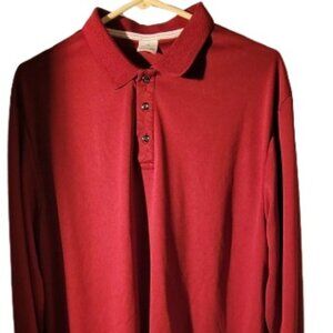 Men's Long Sleeve Slim Fit Polo Shirt Size XL ~ New Without Tags